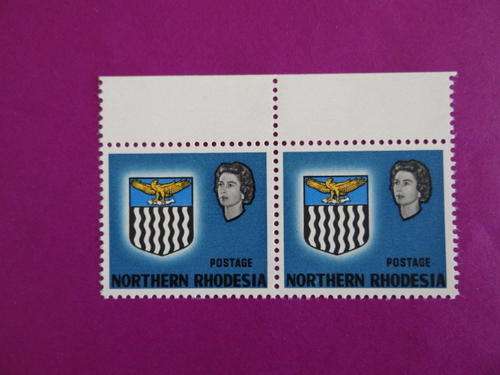 NORTHERN RHODESIA MISSING 20/- VARIETY IN A PRISTINE CONDITION